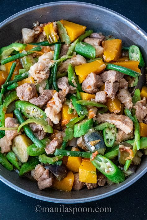 Mga video ng pinakbet recipe and procedure.